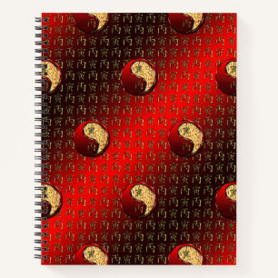 Feuer Tiger Notizbuch