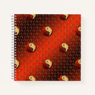 Feuer Tiger Notizbuch