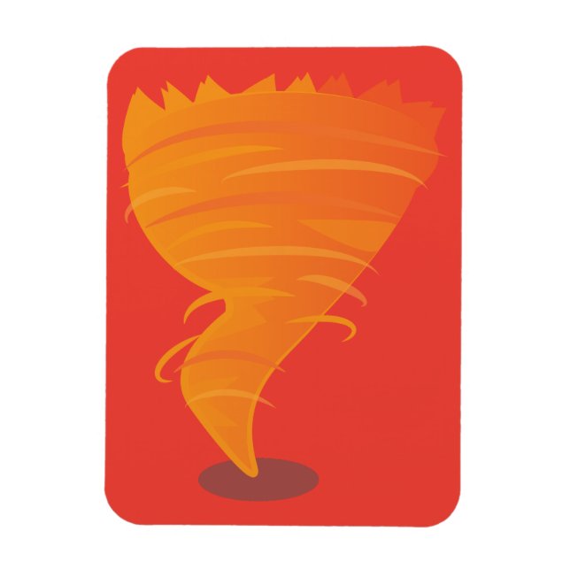Feuer-Tornado Magnet (Vertikal)