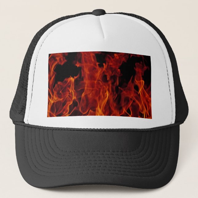 Feuer Truckerkappe (Vorderseite)