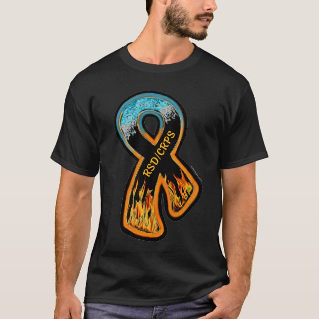 Feuer-u. Eis-Band T-Shirt (Vorderseite)