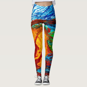 Feuer u. Eis Elementals Leggings