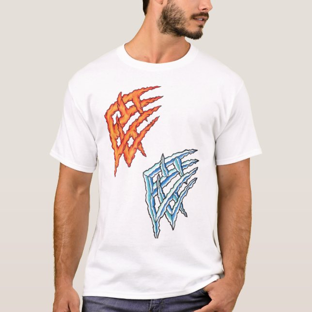 Feuer u. Eis Stammes- T-Shirt (Vorderseite)