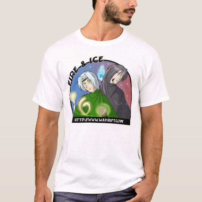 Feuer u. Eis T-Shirt (Vorderseite)