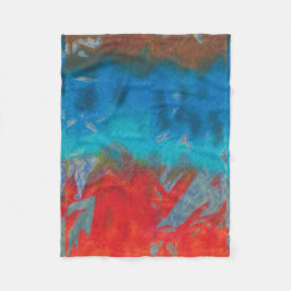 Feuer-und-Eis-Fliesblanke Fleecedecke