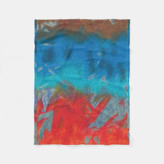 Feuer-und-Eis-Fliesblanke Fleecedecke