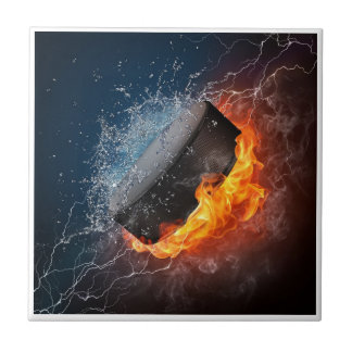 Feuer-und Eis-Hockey-Fliese Fliese
