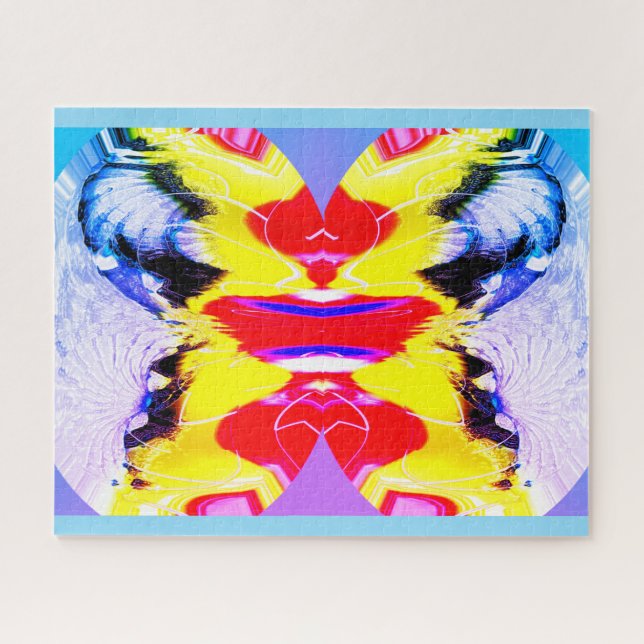 Feuer- und Eis-Kunst Puzzle (Horizontal)