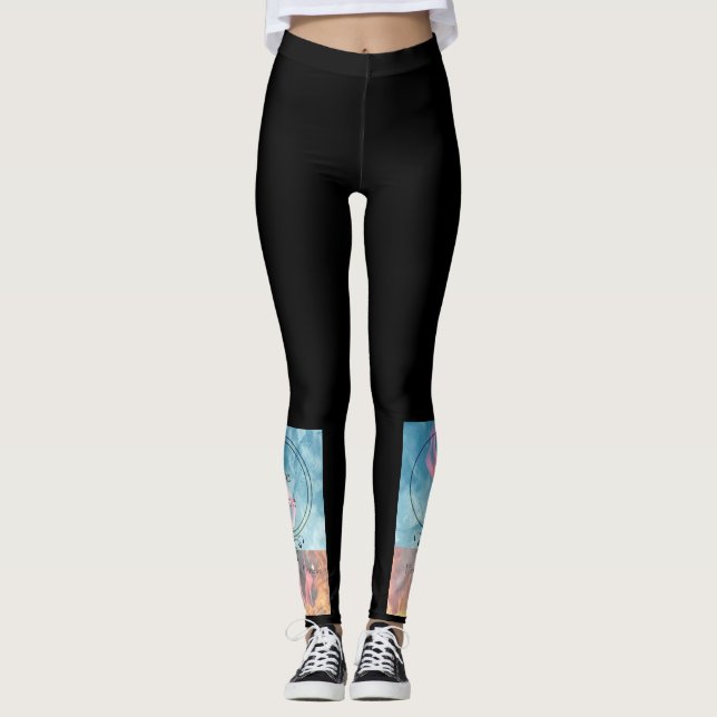 Feuer-und Eis-Leggings Leggings (Vorderseite)