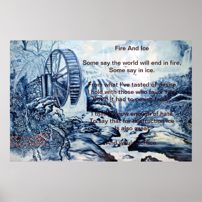 Feuer und Eis über China Poster (Vorne)