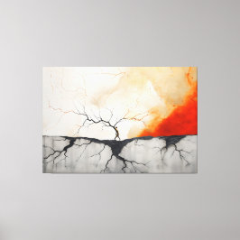 Feuer und Eis und fast nichts nette 3 Leinwanddruck