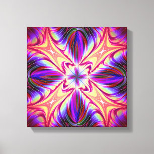 Feuer und Feder eingewickelte Leinwand