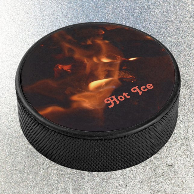 Feuer und Flammen Burning Devil benutzerdefinierba Eishockey Puck (Von Creator hochgeladen)