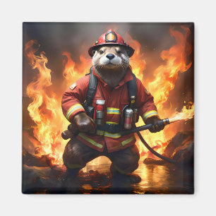 **"Feuer und Flammen: Der Hintergrund des Otter-Fe Magnet