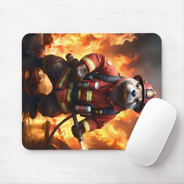 **"Feuer und Flammen: Der Hintergrund des Otter-Fe Mousepad (Mit Mouse)