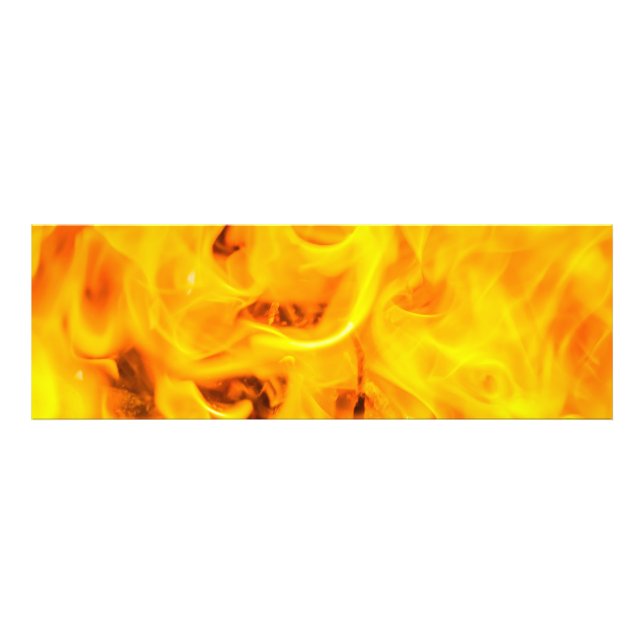 Feuer und Flammen Fotodruck (Vorne)