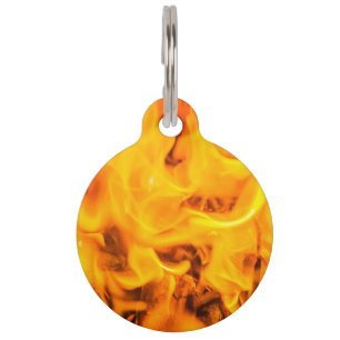 Feuer und Flammen Haustiermarke