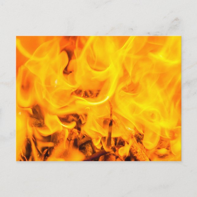Feuer und Flammen Postkarte (Vorderseite)