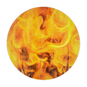 Feuer und Flammen Schneidebrett