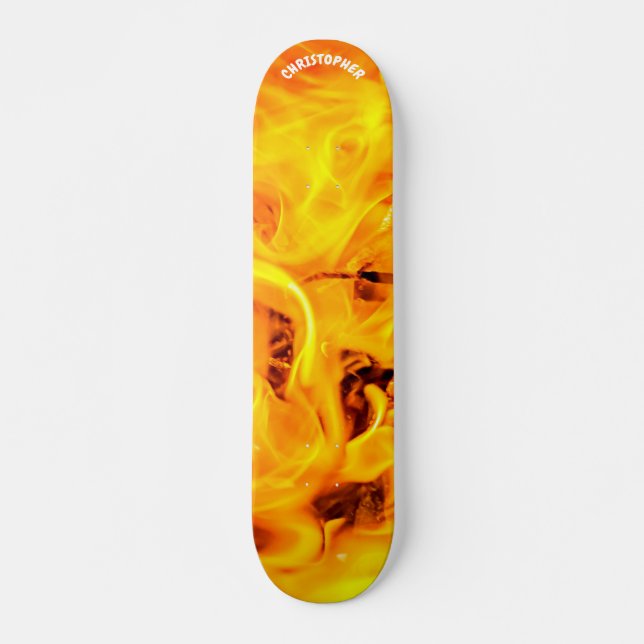 Feuer und Flammen Skateboard (Vorne)