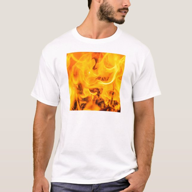 Feuer und Flammen T-Shirt (Vorderseite)