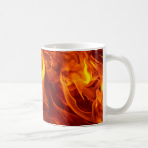Feuer- und Flammenbrand-Brandgeschenk Tasse