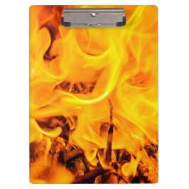 Feuer- und Flammenmuster Klemmbrett