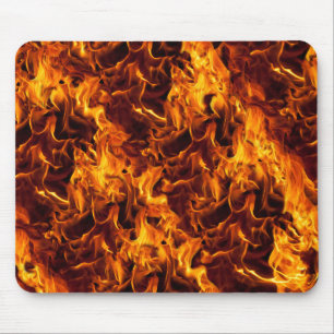 Feuer- und Flammenmuster Mousepad