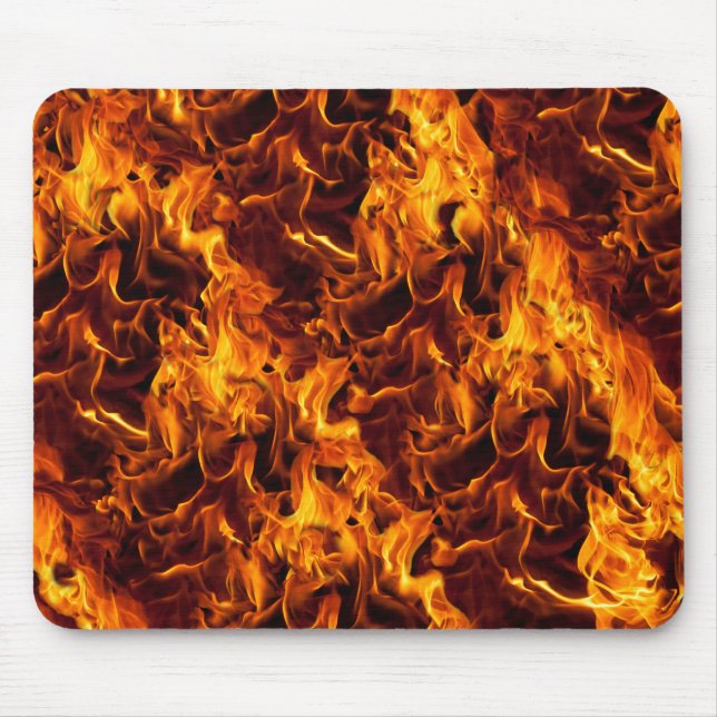 Feuer- und Flammenmuster Mousepad (Vorne)