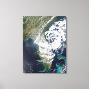 Feuer und Rauch in Georgia und in Florida Leinwanddruck