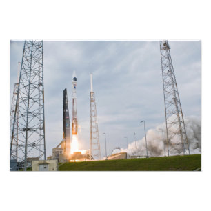 Feuer- und Rauchsignal Fotodruck