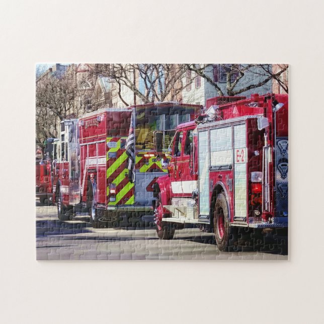 Feuer und Rettung Puzzle (Horizontal)