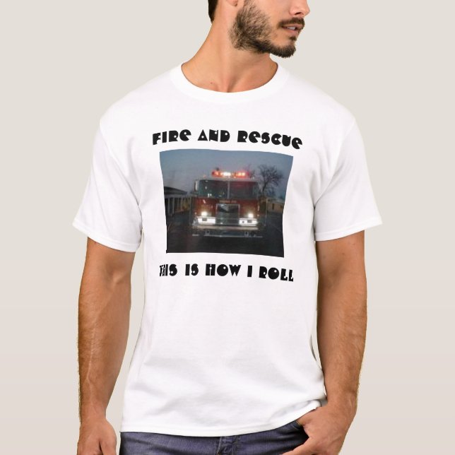 Feuer und Rettungs-T - Shirt (Vorderseite)