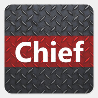 Feuer- und Rettungsdiamanten Quadratischer Aufkleber