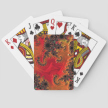 Feuer- und Schönheitsspielkarten
