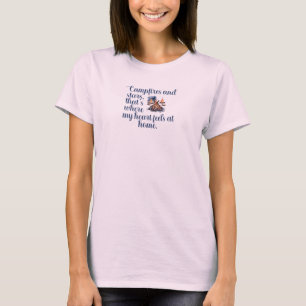 Feuer und Sterne, das ist mein Herz T-Shirt