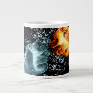 Feuer und Wasser Jumbo-Tasse