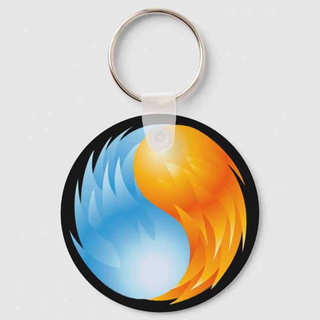 FEUER UND WASSER SCHLÜSSELANHÄNGER (Vorderseite)