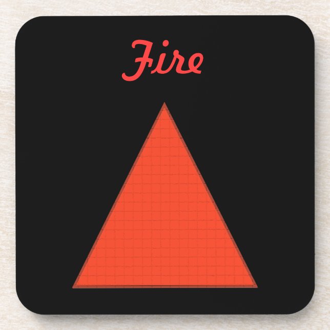 Feuer Untersetzer (Vorderseite)
