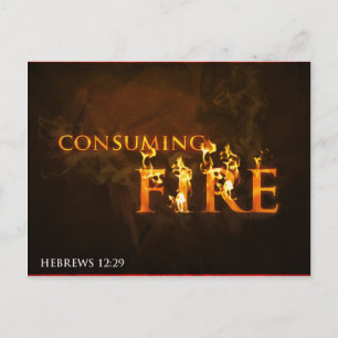 Feuer verzehren - Postkarte