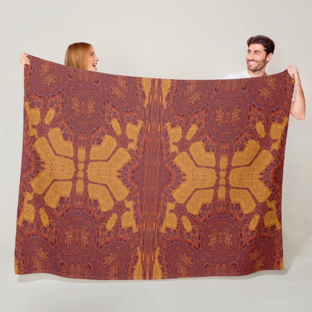 Feuer von Itzpapalotl 130 Fleecedecke (Beispiel)