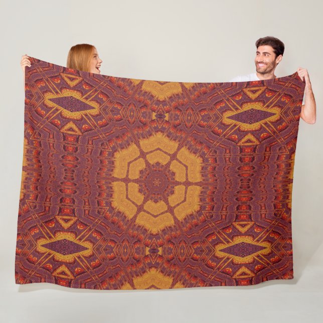 Feuer von Itzpapalotl 136 Fleecedecke (Beispiel)