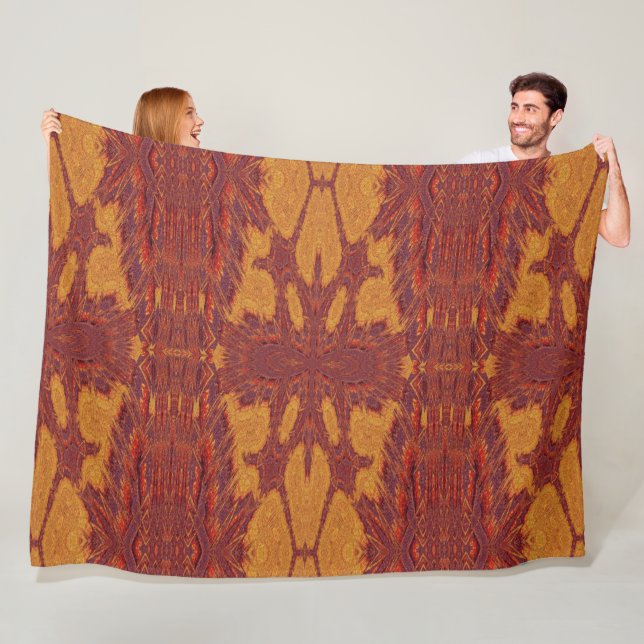 Feuer von Itzpapalotl 149 Fleecedecke (Beispiel)