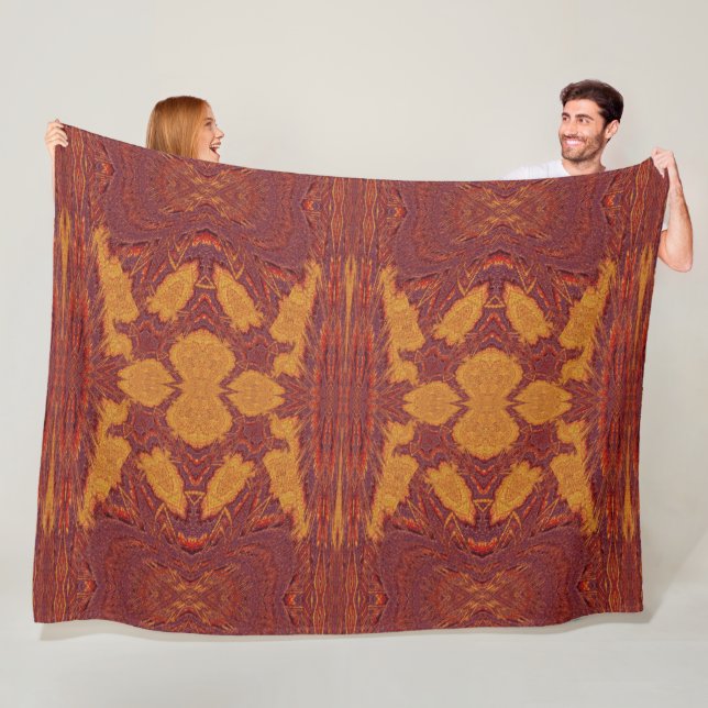 Feuer von Itzpapalotl 150 Fleecedecke (Beispiel)