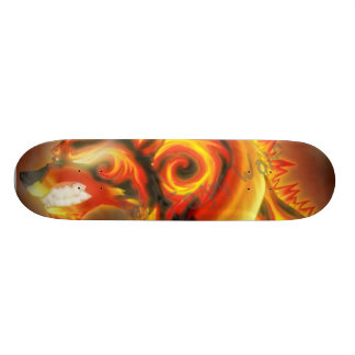Feuer-Wolf Skatebord Skateboard