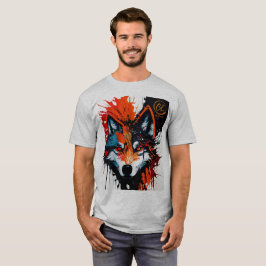 Feuer Wolf T-Shirt