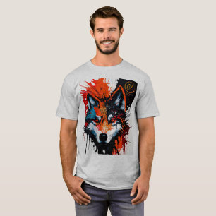 Feuer Wolf T-Shirt