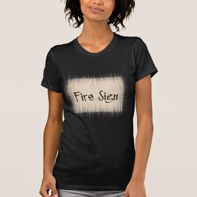 Feuer-Zeichen T-Shirt (Vorderseite)