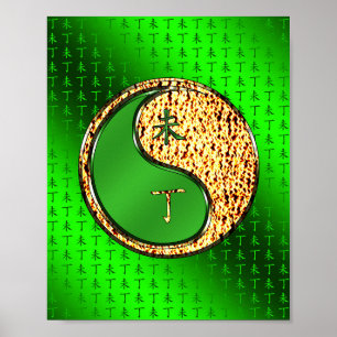 Feuer Ziege Poster