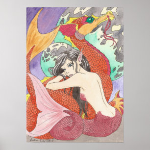 Feuer-Zwillinge Poster